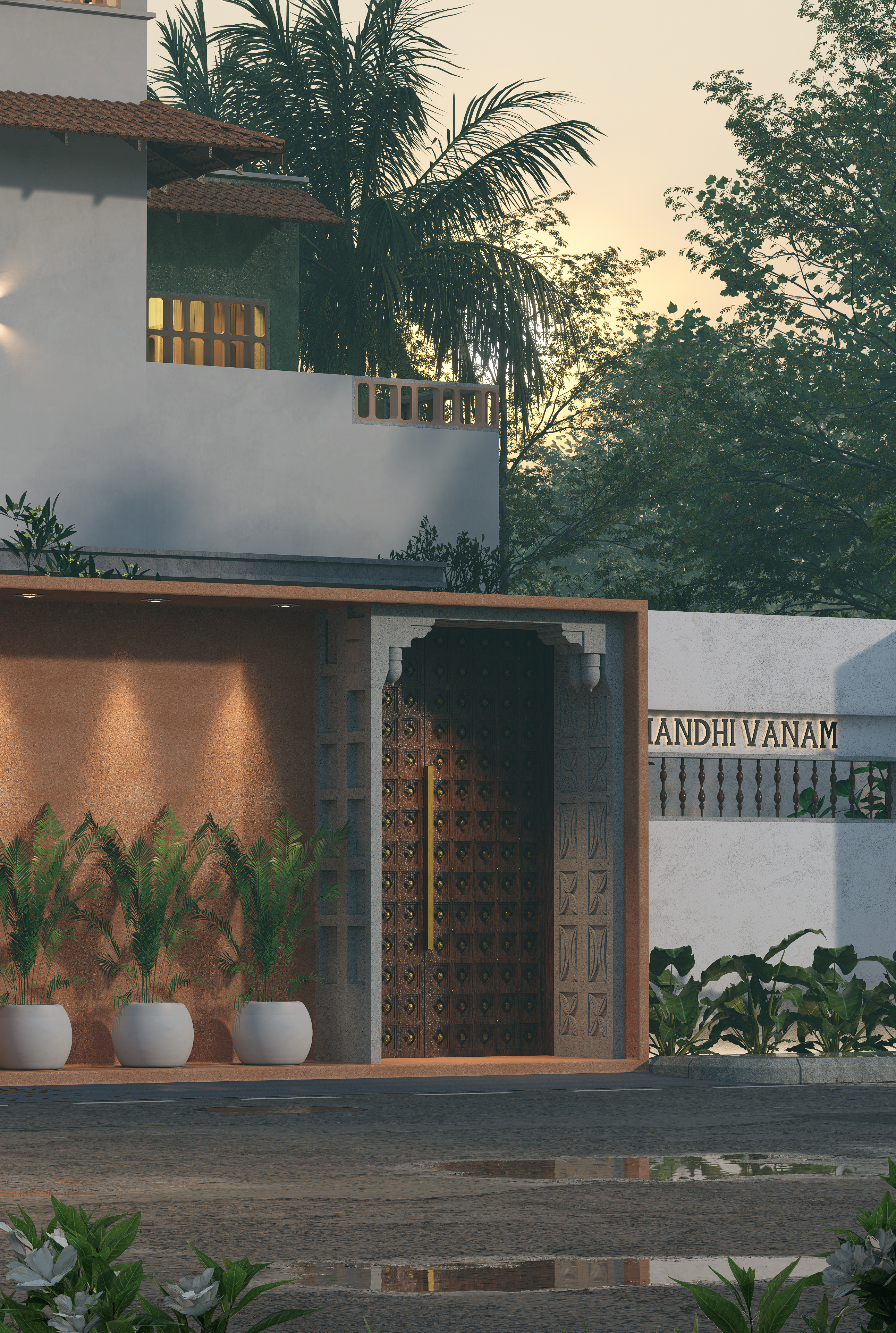 Residential Elevation Scene